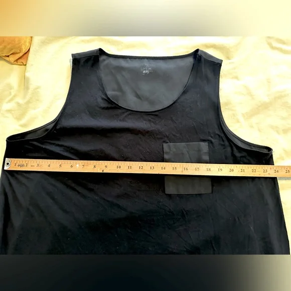 Plus size, black, sleeveless top from Lane Bryant. - Picture 5 of 6